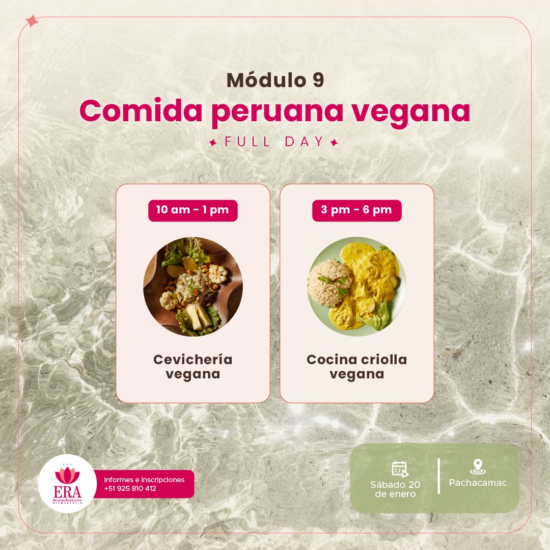 Taller de comida peruana vegana